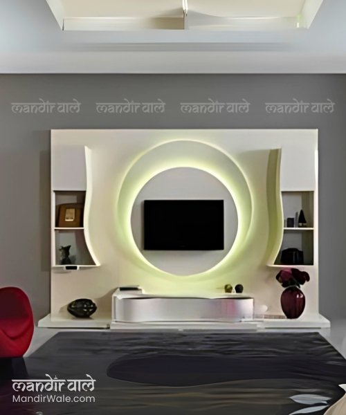 Corian Backlit TV Back Panel Designs