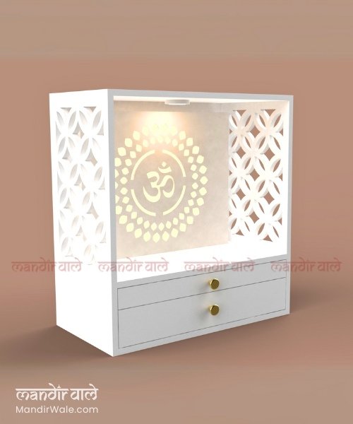 Small Mandir Wall Designs