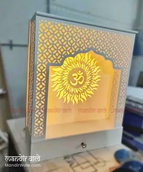 wall mounted pooja mandir